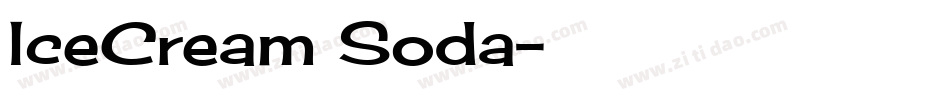 IceCream Soda字体转换